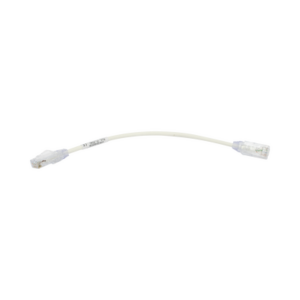 Cable de Parcheo TX6, UTP Cat6, Diámetro Reducido (28AWG), Color Blanco, 20.32 cm (8 Pulgadas) - PANDUIT