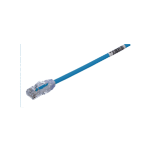 Cable de Parcheo UTP Cat6A, CM/LSZH, Diámetro Reducido (28AWG), Color Azul, 0.61 Metros (2 Pies) - PANDUIT