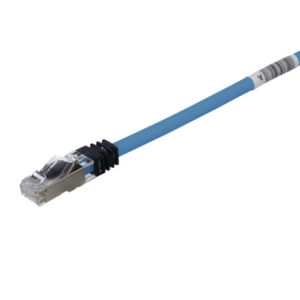 Patch Cord Cat6A, Blindado S/FTP, CM/LS0H, 1 Metro, Color Azul - PANDUIT