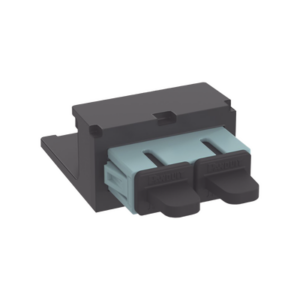 Módulo Acoplador SC Duplex, para Fibra Óptica Multimodo OM3/OM4, Tipo Mini-Com, Color Aqua - PANDUIT