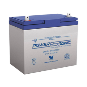 Batería 12V, 55AH, Para Respaldo, Tecnologías AGM/VRLA, 5 Años Vida Útil, Terminales U, Reconocida UL - POWER SONIC