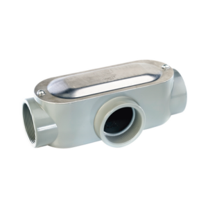 Caja Condulet tipo T de 1/2″ (12.7 mm) Incluye tapa y tornillos. - RAWELT