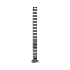 Organizador de Cables Vertical Articulado, Ideal para Llevar los Cables del Piso a Mesa o a la Cubierta del Escritorio de Man