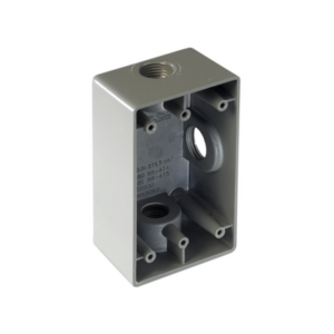 Caja Condulet FS de 3/4″ ( 19.05 mm) con tres bocas a prueba de intemperie. - RAWELT