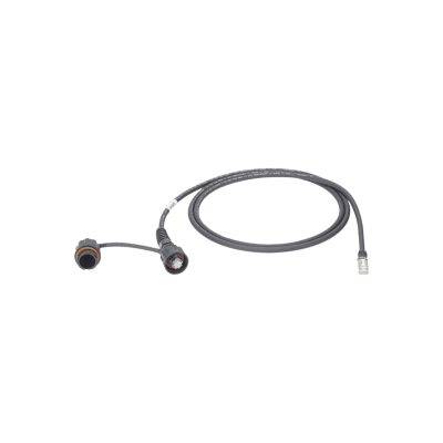 Patch Cord Cat6A IndustrialNet, Blindado S/FTP, Con Plug Industrial y Tapa en Un Extremo, 1 Metro (3.28 Pies) - PANDUIT
