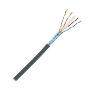 Bobina de Cable Planta Externa con Gel, de 4 Pares, Cat6A, Blindado F/UTP, Color Negro, 305 Metros (1000 Pies) - PANDUIT