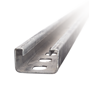 Unicanal Perforado 4 X 2 cm X 3 m / Calibre 16 / Galv. Electrolítico - ANCLO