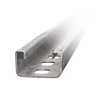 Unicanal Perforado 4 X 2 cm X 3 m / Calibre 12 / Galv. Electrolítico. - ANCLO