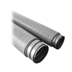 Tubo Flexible tipo Liquidtight de 3/8″ (9.5 mm). Acero + Forro PVC. Rollo de 50 Metros. - ANCLO