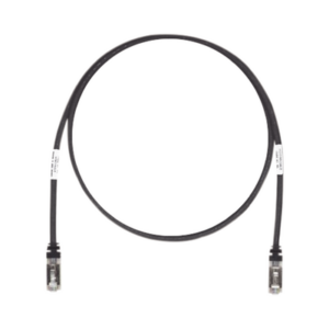 Patch Cord Cat6A, Blindado S/FTP, CM/LS0H, 2.13 Metros (7 Pies), Color Negro - PANDUIT