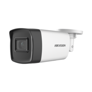 Bala TURBOHD 2 Megapíxeles (1080p) / Lente 3.6 mm / Exterior IP67 / 80 mts IR EXIR / dWDR / 4 Tecnologías - HIKVISION