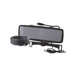 Sistema alámbrico de reversa con cámara y monitor de 4.3 pulgadas, Incluye cámara para placa de 170° - ECCO