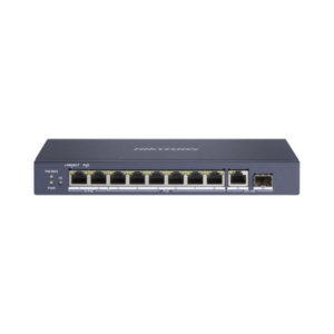 Switch PoE+ / No Administrable / 7 Puertos 1000 Mbps 802.3 af/at (30 W) / 2 Puertos 1000 Mbps Hi-PoE (90 W) / 1 Puertos 1000 