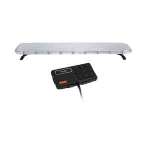 Barra de luces LED de 46″ Rojo/Azul/Ambar , De 132 LEDs, Controlador Incluido, Ideal para Equipar Unidades de Seguridad Publi