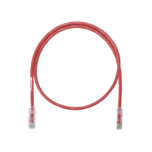 Cable de Parcheo UTP Categoría 6, con Plug Modular en Cada Extremo – 0.3 Metros (1 Pie) – Rojo - PANDUIT