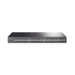 Switch Omada SDN Administrable / 48 puertos Gigabit y 4 puertos SFP / Funciones sFlow, QinQ y QoS / Administración centraliza