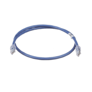 Cable de Parcheo UTP, Cat6A, 24 AWG, CM, Color Azul, 0.3 Metros (1 Pie) - PANDUIT