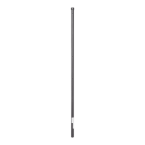 Poste de Esquina Negro de 1.2m para Cerca Electrificada de Tubo Galvanizado cal. 18 de 1″Diam. para 5 Aisladores (No incluido