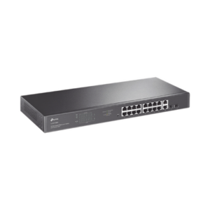 Switch no administrable de 16 puertos 10/100/1000Mbps y PoE af/at, 2 puertos SFP hasta 250W. - TP-LINK