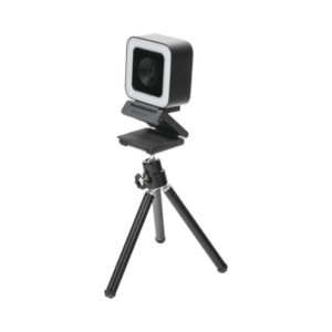 Cámara Web ALTA DEFINICIÓN (1080p) / Aro de Luz Interconstruido / Gran Angular / Micrófono Integrado / Conector USB de 2 mts 
