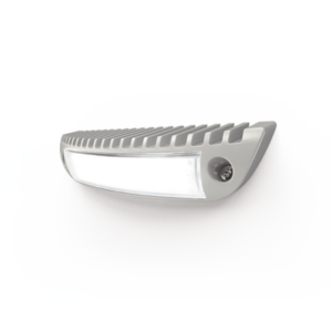 Luz de cortesía con bisel color blanco ideal para ambulancias y vehículos de rescate - ECCO