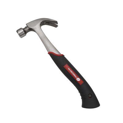 Martillo Uso Rudo de Acero Forjado de 16 oz. con Uña Curva. Con Sujetador Magnético de Clavos. - PRECISION