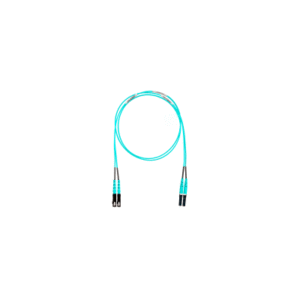 Jumper de Fibra Optica Multimodo 50/125 OM3, LC-SC Duplex, OFNR (Riser), Color Aqua, 15 Metros (49.21 Pies) - PANDUIT