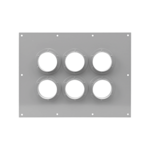 Placa Pasamuro con Capacidad de 6 Botas de 4 - SYSCOM TOWERS