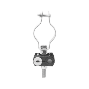 KIT de Un Sujetador de plástico para dos cables de 6 a 8 mm con todo y hardware de instalación en tubos de 1 1/4 in - SYSCOM 
