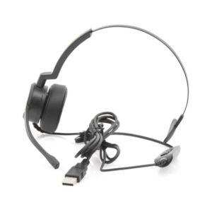 Audífonos USB de Diadema MONO con Audio HD / Micrófono con Cancelación de Ruido / Calidad para uso en Oficina - EPCOM PROAUDI