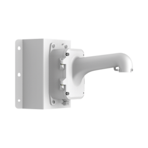 Montaje de Esquina con Caja de Conexión para Domos PTZ epcom y HIKVISION / Fabricado con Aleación de Aluminio y Acero - HIKVI