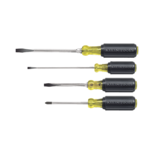 Juego de desarmadores de punta ranurada y Phillips de 4 piezas. - KLEIN TOOLS