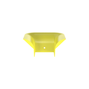 Accesorio de Control de Radio de Curvatura, Para Bajadas de Cable con Canaletas FiberRunner 4×4, Color Amarillo - PANDUIT