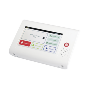 Terminal de Habitación IP para Hospitales / Lector RFID 125 KHz / Audio Bidireccional / SIP / PoE / Pantalla Táctil 7″ / Comp