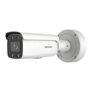 Bullet IP 4 Megapixel / Imagen a Color 24/7 / Lente 3.6 – 9 mm / Luz Blanca 60 mts / WDR 130 dB / Exterior IP67 / Captura Fac