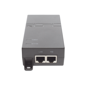 Inyector PoE estándar 30 watts, Compatible Multi-marcas, Detección Inteligente Anti Accidentes (802.3at / Gigabit) - RUIJIE
