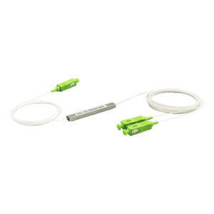 Splitter (Divisor Óptico) tipo PLC, de 1×2, conectores SC/APC - TEMPO