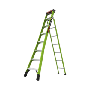 Escalera de Tijera 3 en 1 de 2.44 Metros, Fibra de Vidrio (SKU13908-001). Hecha en E.U.A. (Versión 2.0) - Little Giant Ladder