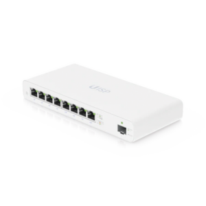 UISP Router Gigabit PoE Pasivo con 8 Puertos para Implementaciones MicroPoP y Redes Seguras - UBIQUITI