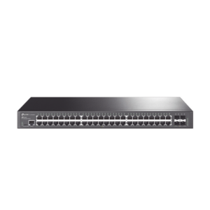 Switch Omada SDN Administrable / 48 puertos Gigabit y 4 puertos SFP+ / Funciones sFlow, QinQ y QoS / Administración centraliz