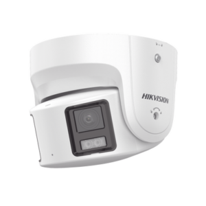 [PROTECCIÓN ACTIVA] Turret IP Panorámica 8 Megapixel / 180° / Imagen a Color 24/7 / PoE / WDR 130° / IP67 / ACUSENSE / Protec