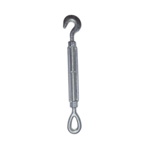 Tensor de 1/2″ x 12″ Acero Forjado OJO-GANCHO Galv. Inmersión en Caliente (Carga Max. 1500 lbs). - SYSCOM TOWERS
