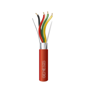 Carrete de 305 Metros (1000 Pies) de Alambre / 4 x 16 AWG / Blindado / Plenum / Tipo FPLP / Color Rojo / Para Aplicaciones en
