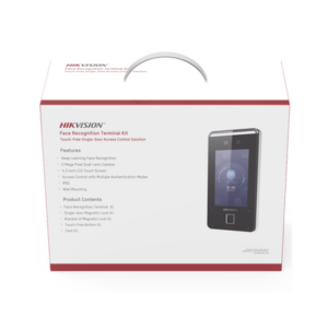 Kit de Control de Acceso TODO INCLUIDO con Lector de Rostros, QRs , Tarjetas y Huellas / 3,000 Rostros / Compatible con App H