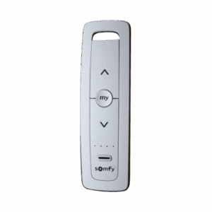 Control remoto 5 canales para motores de persiana Somfy con señal inalámbrica, instrucciones: sube, baja y detener, con posic