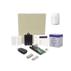 Kit Inalámbrico de panel VISTA48 con Teclado Alfanumérico 6160RF, Receptor para sensores Inalámbricos, Batería, Transformador