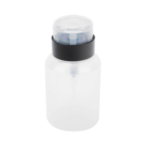 Botella Dispensadora de Alcohol, Capacidad 200 ml, Sistema de Bloqueo-Antiderrames, Ideal para Limpieza y Preparación de Fibr