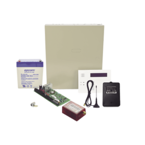 (2 Años 4GLTEM/5G ILIMITADO INCLUIDO) Kit Vista48LA con comunicador 4GLTEM/5G MN01, Teclado, Gabinete, Bateria y Transformado