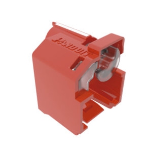 Kit de 10 Dispositivos Recubiertos para Impedir Desconexión de Plug RJ45, Color Rojo, Incluye Herramienta para Instalar/Retir
