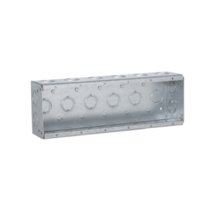 Caja de 6 Gang/Profundidad 2 1/2″/28 Entradas 1/2″-3/4″. - RACO